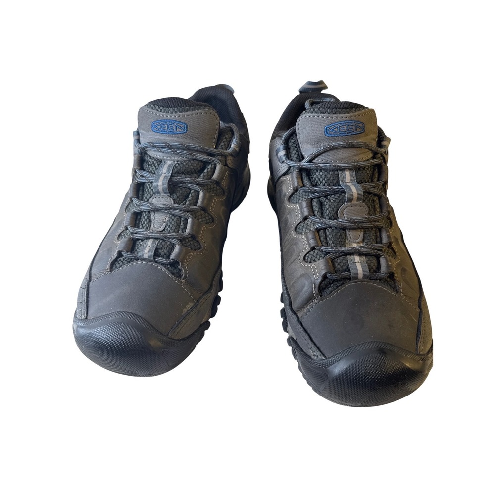 Keen Targhee III Waterproof Hiking Shoes Mens 10 Gray Black Low Trail 1017785 - Picture 2 of 12